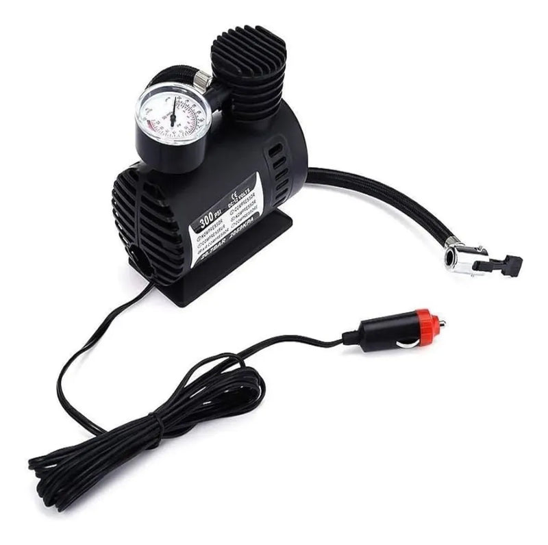 Compresor de Aire Mini Eléctrico para Carro, 300 PSI